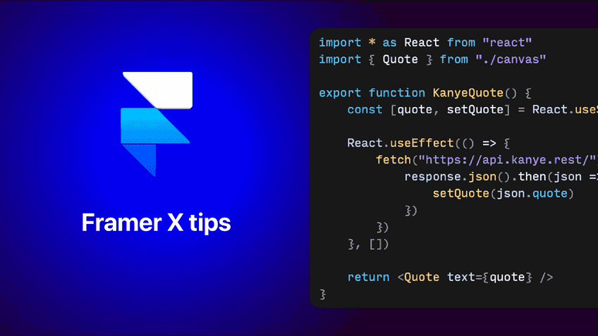 Framer X course cover